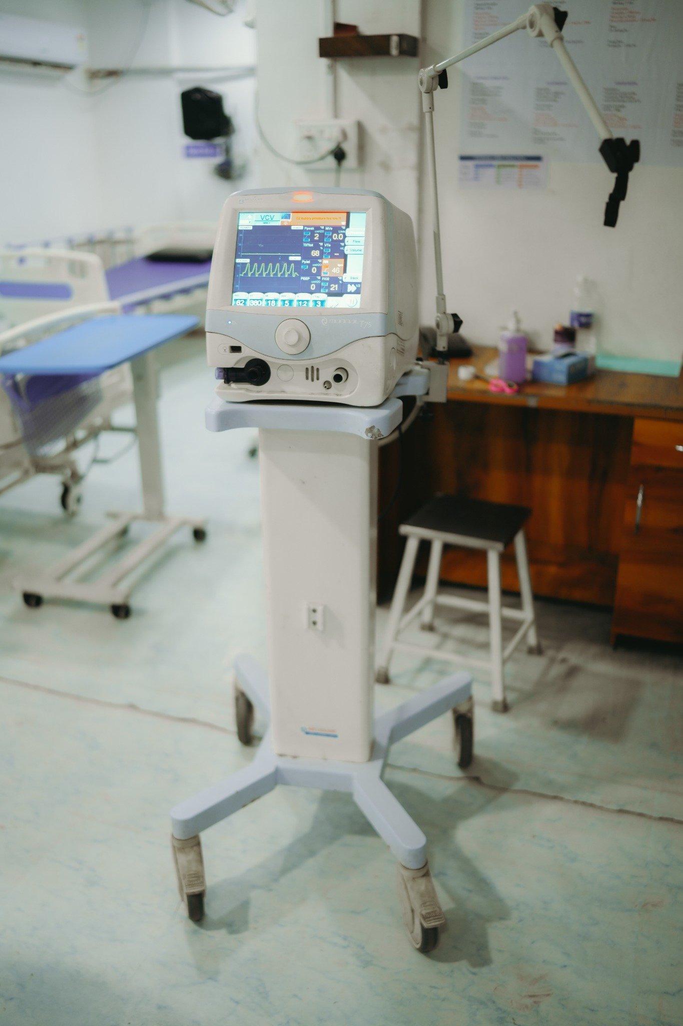 Kolape Hospital ventilator support